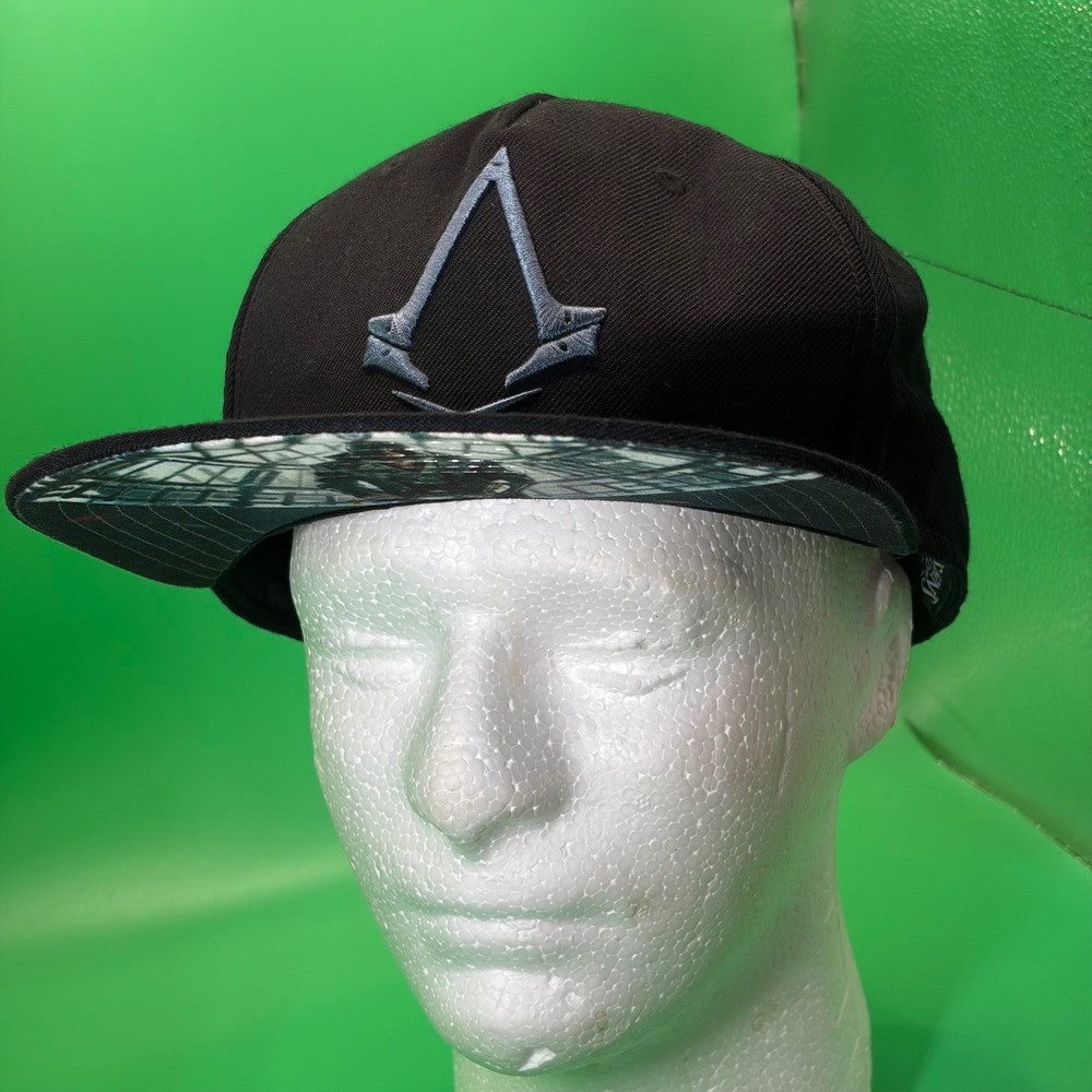 Assassin's Creed Syndicate Snapback Hat Adjustable Black Jacob Frye Under Brim